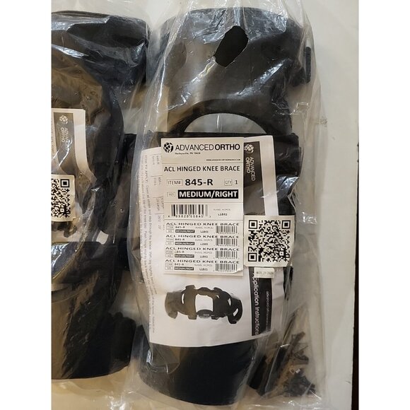 Advanced Ortho ACL Hinged Knee Brace RIGHT AND LEFT size MEDIUM NEW FACTORY NIP - Picture 4 of 6